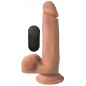 Realistic Vibrating Dildo With Suction Cup - Skin Tone