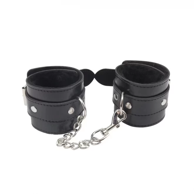 Behave ! Obey Me Leather Hand Cuffs