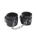 Behave ! Obey Me Leather Ankle Cuffs