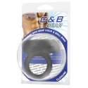 Blue line c&b gear silicone duo snap cock & ball ring