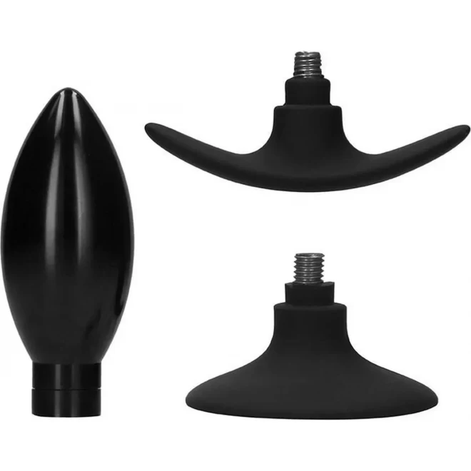 Interchangeable butt plug set - pointed medium