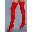 Thigh High Nylon Stockings - Black