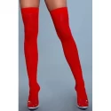 Thigh High Nylon Stockings - Black