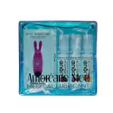 Stymulator łechtaczki w zestawie z owocowymi żelami na bazie wody 10 ml Summer Promo Bag