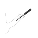 Silicone vibrating bullet plug with beaded tip - urethral soundi