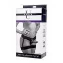 Bardot elastic strap on harness with thigh cuffs