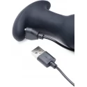 Gyro I Curved Rimming Plug with Remote Control