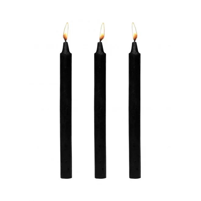 Dark drippers fetish drip candles set of 3