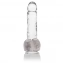 Penis z jądrami Dong Wsuction Cup