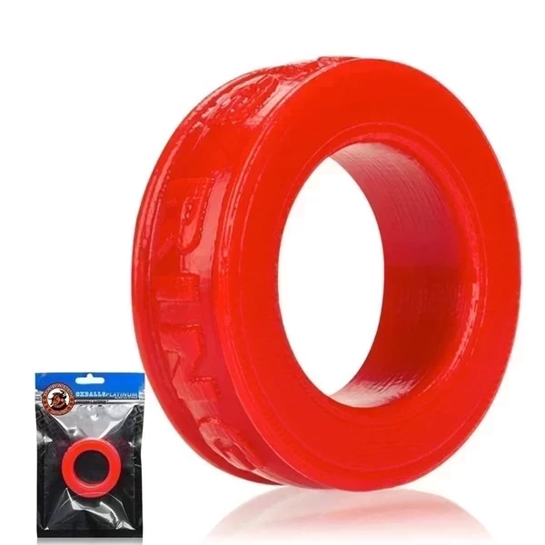 [sil] pig-ring cockring - red