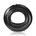 [sil] juicy xl padded cockring - silicone smoosh - black