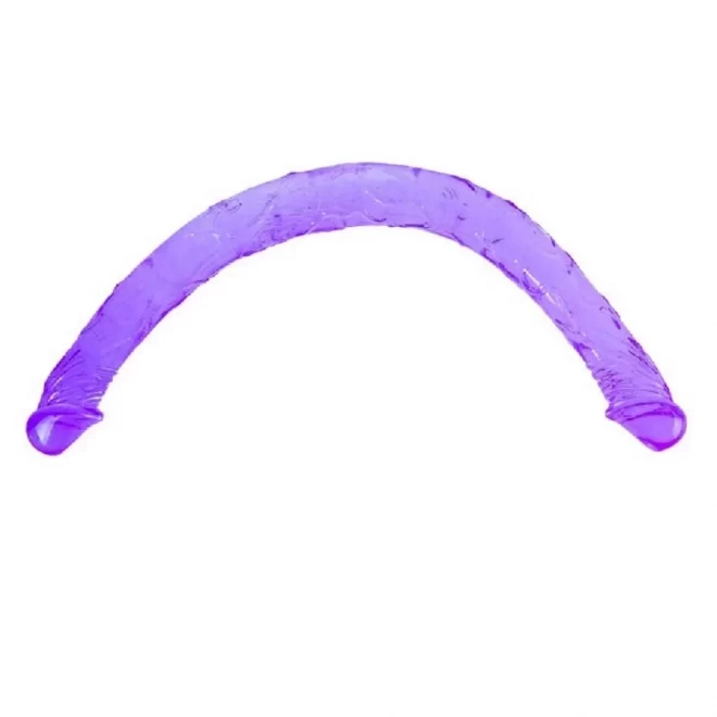 DOUBLE DONG 45CM FIOLETOWY