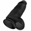 King cock with balls chubby - black