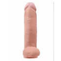 Realistyczne dildo z jądrami i przyssawką - King Cock 12" Cock with Balls