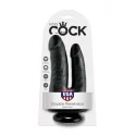 King cock double penetrator - black