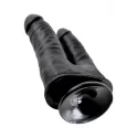 King cock double penetrator - black