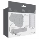 Linx Turbo Stroker Vibrating Masturbator White OS