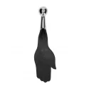 Saddle leather hand paddle metal ball handle