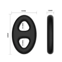 Crazy Bull Silicone Cockring Black III