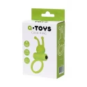 Cock ring A-Toys with vibro bullet green