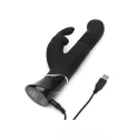 Greedy girl thrusting g-spot rabbit vibrator