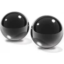 Szklane kulki waginalne Fetish Fantasy Black Glass Ben-Wa-Balls