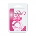 Vibration and condom ring Bear Pink
