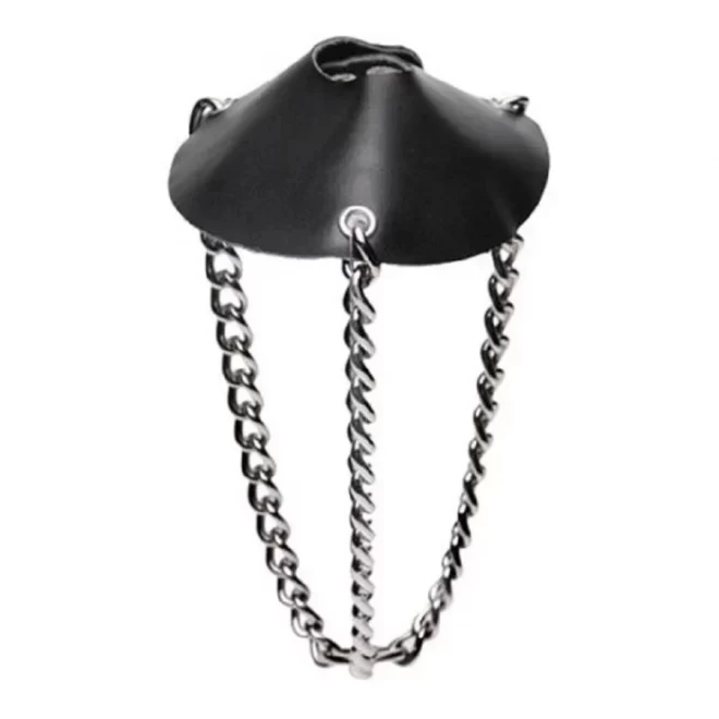 Opaska na jądra Leather Parachute Ball Stretcher