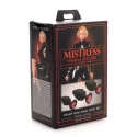Heart silicone butt plug set- black