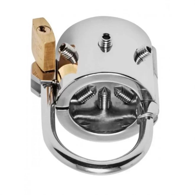 Spiked cbt ball stretcher scrotum seperator