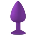 Anal Plug Emotions Cutie Large Purple clear crystal