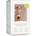 Koreczek metalowy z kryształkiem Metal Butt Plug