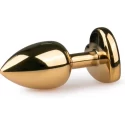 Koreczek metalowy z kryształkiem Metal Butt Plug