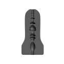 All black - real skin touch masturbator - chub