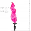 Silicone Butt Plug With Tail - Pink