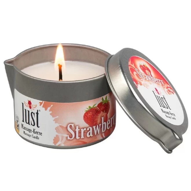 Świeczka do masażu o zapachu truskawki Massage Candle Strawberry 50ml