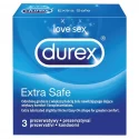 Pogrubiane prezerwatywy nawilżane Durex Extra Safe 3 szt.