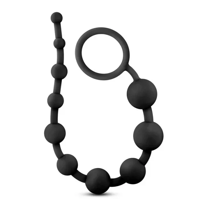 PERFORMANCE SILICONE ANAL BEADS BLACK