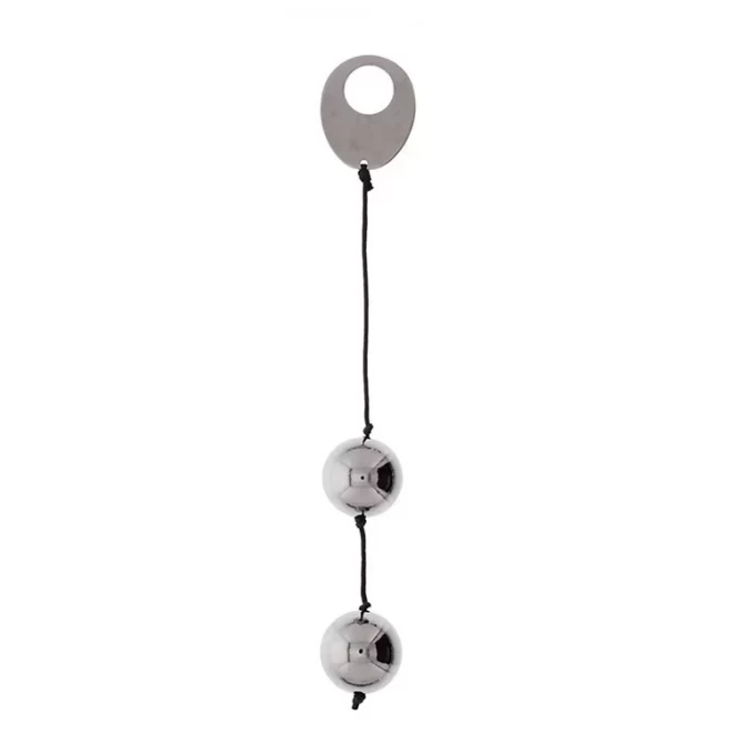 DOMINO METALLIC BALLS - SILVER
