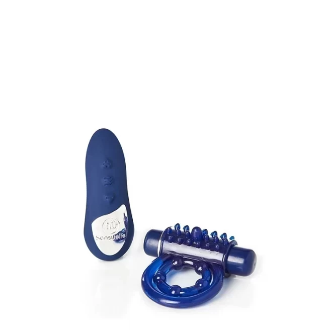 NU SENSUELLE REMOTE BULLET COCKRING BLUE