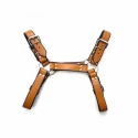 Auburn saddle bulldog harness - nickle - medium