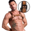 Auburn saddle bulldog harness - black - medium