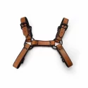 Auburn saddle bulldog harness - black - medium