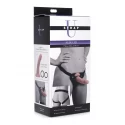 Seducer 7" silicone dildo with harness