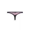 BARELY BARE MESH & LACE PANTY BLACK