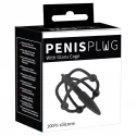 Penis-plug with glans cage