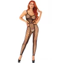 Net footless bodystocking