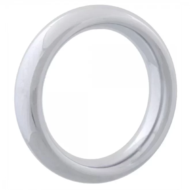 Chromowany pierścień na penisa Chrome Donut Ring 50 mm