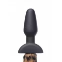 Moving and Vibrating Anal Plug Panther Tail