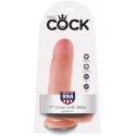 Realistyczne dildo Cock 7 Inch W/ Balls (3 kolory)